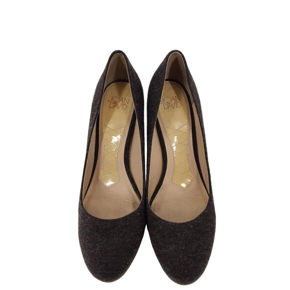 Joan & David Felted Wool Gray Pumps size 9M - Picture 2 of 9